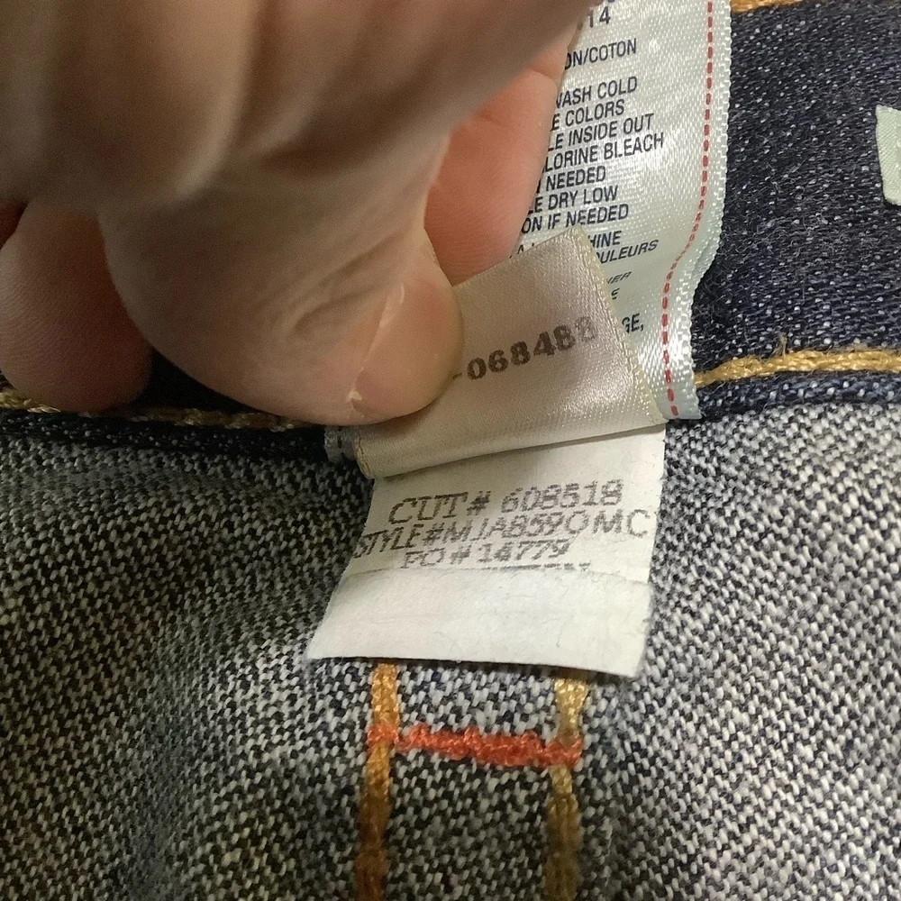 True Religion Men’s Ricky Straight Leg Jeans Size 40 x 32 Dark Wash Blue